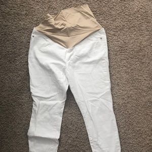 White Loft Maternity Jeans